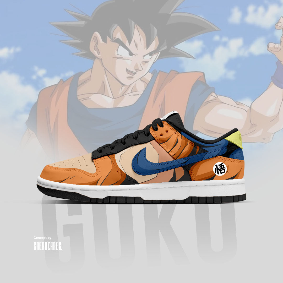 NIKE DUNK CUSTOM DRAGON BALL Z GOKU Sneakcares