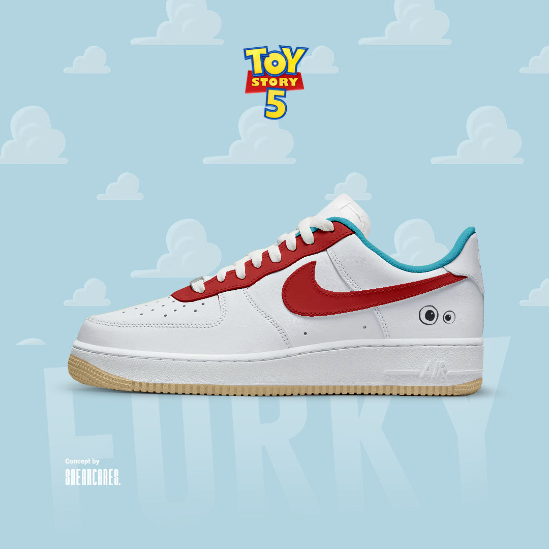 NIKE AIR FORCE FORKY TOY STORY CUSTOM SNEAKERS Sneakcares