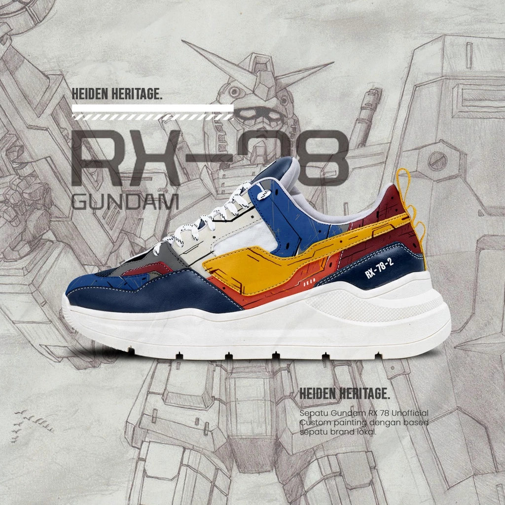 HEIDEN HERITAGE GUNDAM RX 178 CUSTOM SNEAKERS