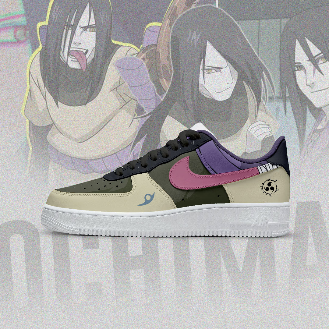 NIKE AIR FORCE CUSTOM OROCHIMARU - Sneakcares