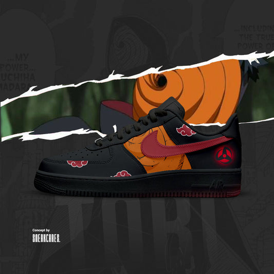 NIKE AIR FORCE TOBI AKATSUKI CUSTOM PAINT