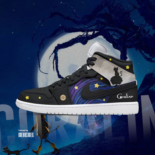 JORDAN CORALINE CUSTOM PAINT HALLOWEEN