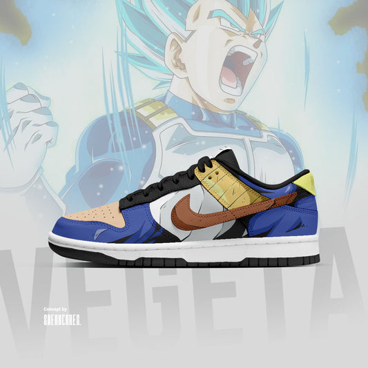 NIKE DUNK CUSTOM DRAGON BALL Z VEGETA - Sneakcares