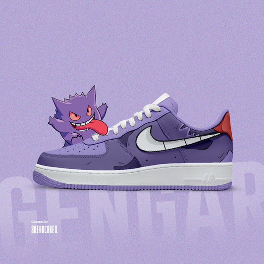 NIKE AIR FORCE CUSTOM GENGAR - Sneakcares