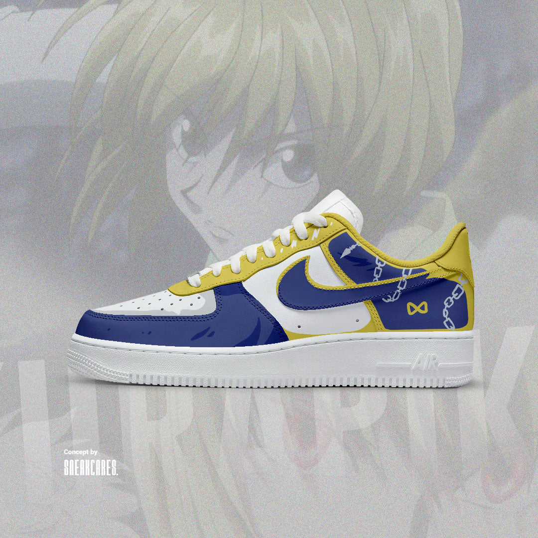 NIKE AIR FORCE KURAPIKA HUNTER X HUNTER SNEAKERS - Sneakcares