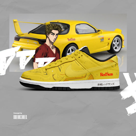 NIKE DUNK CUSTOM PAINT INITIAL D KEISUKE - Sneakcares