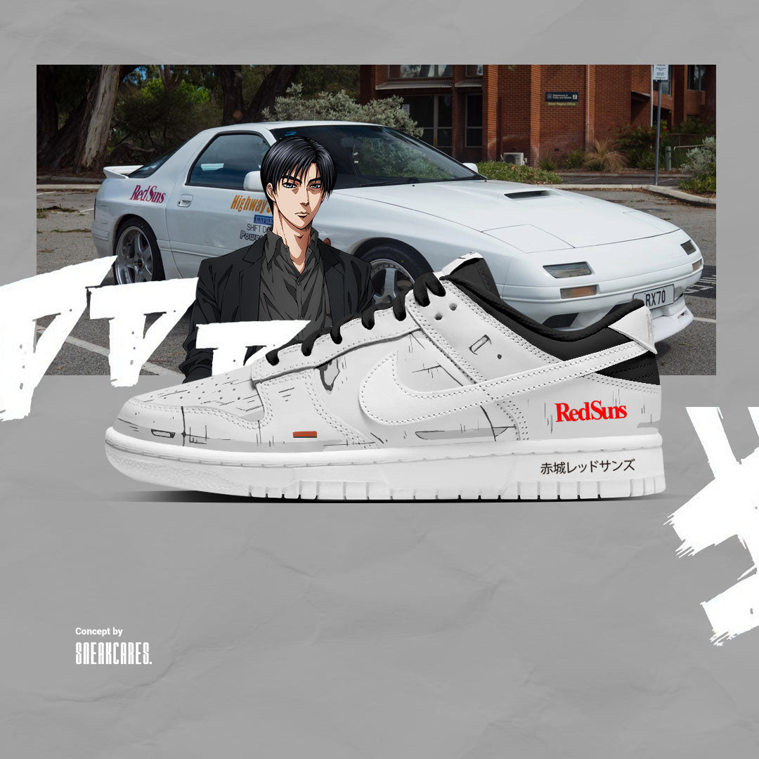 NIKE DUNK CUSTOM PAINT INITIAL D RYOSUKE - Sneakcares