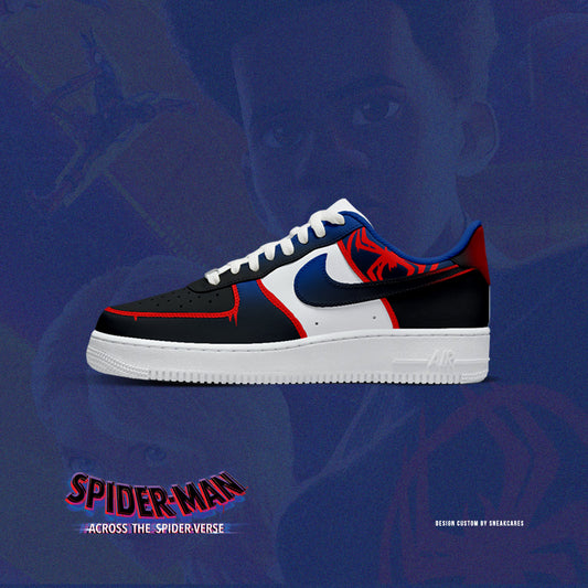 Nike Air Force Spiderman Spider Verse Custom - Sneakcares