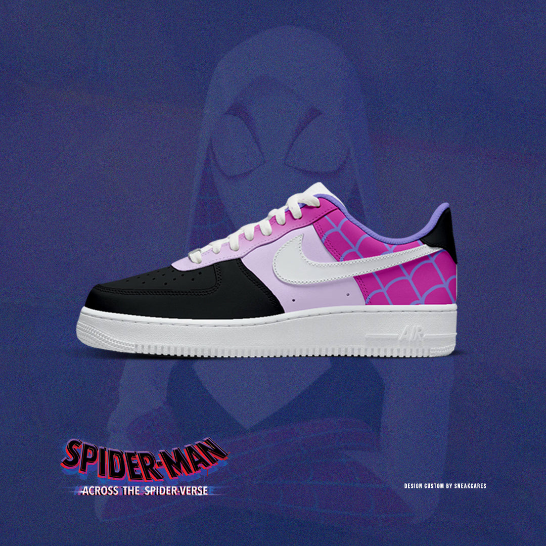 Nike Air Force Spiderman Spider Verse Custom - Sneakcares