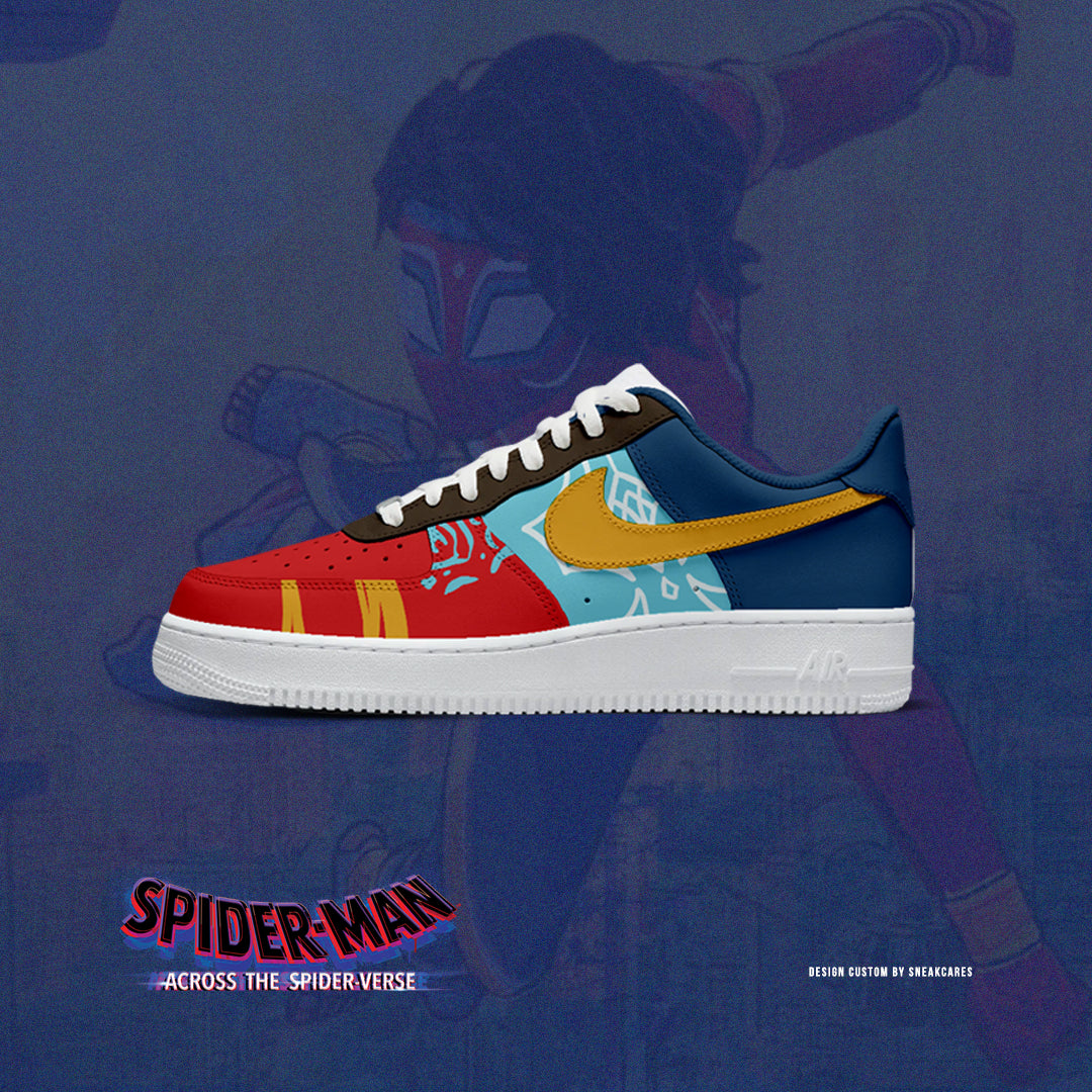 Nike Air Force Spiderman Spider Verse Custom - Sneakcares