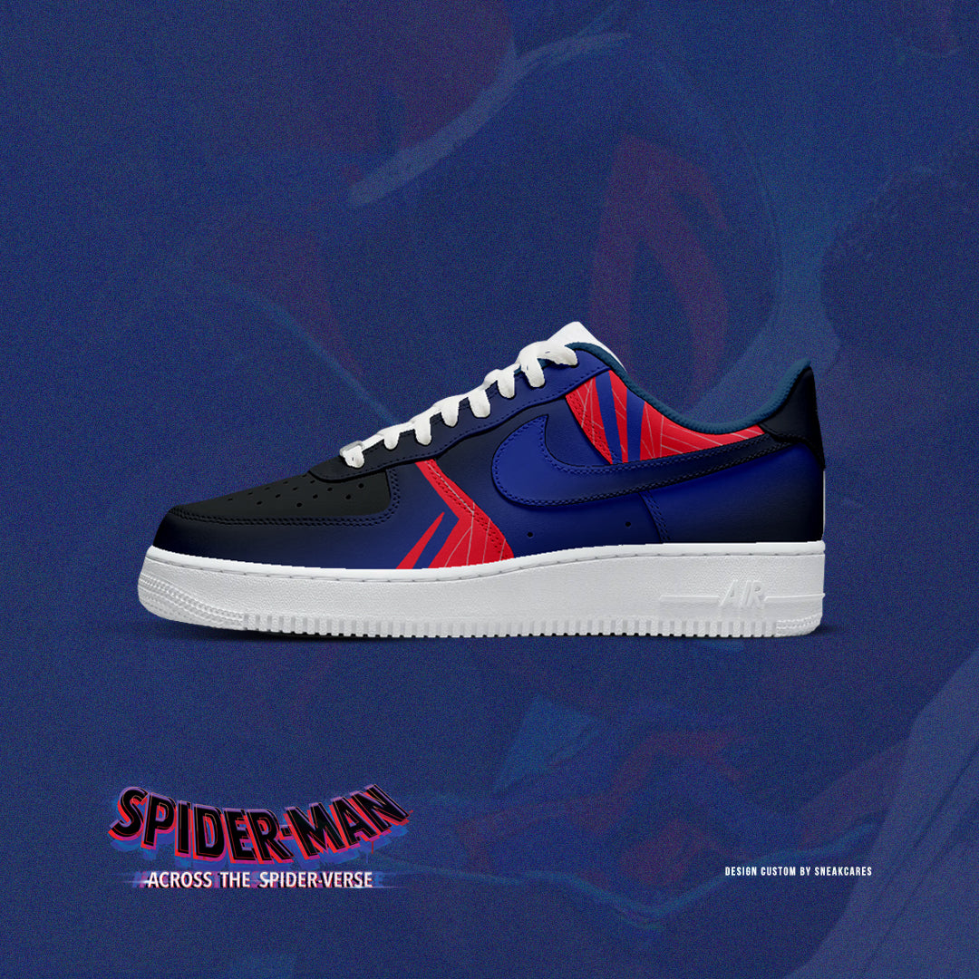 Nike Air Force Spiderman Spider Verse Custom - Sneakcares