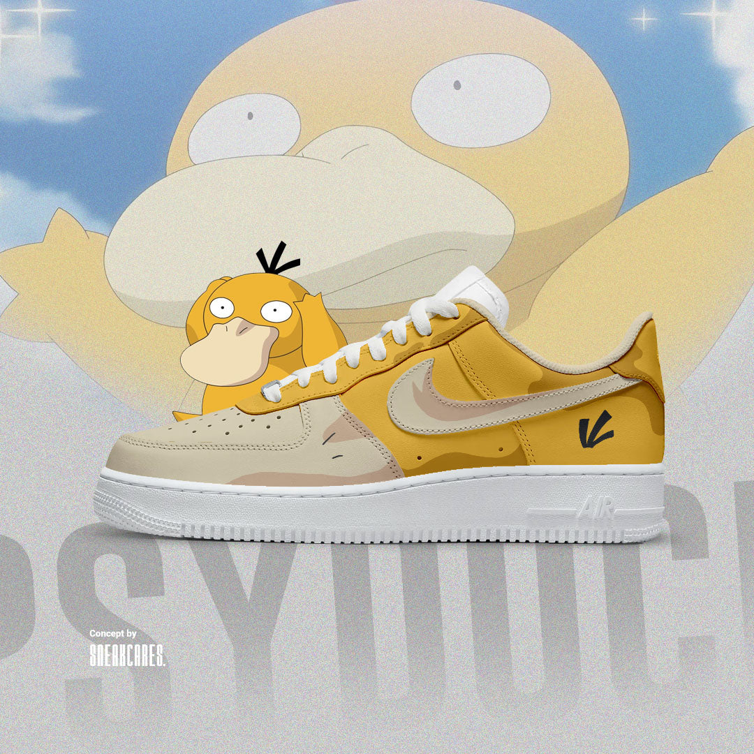 NIKE AIR FORCE PSYDUCK POKEMON CUSTOM