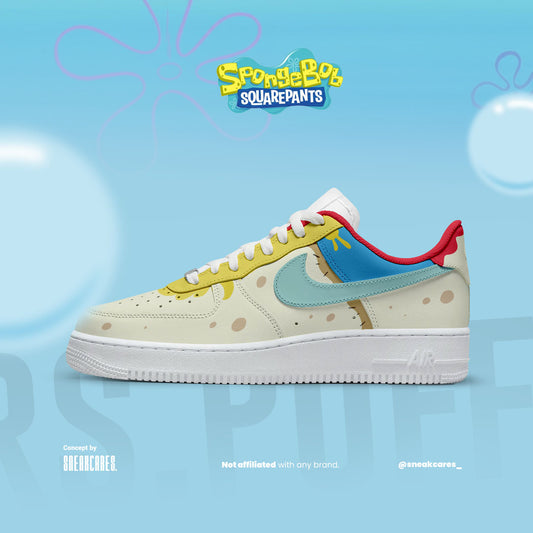 NIKE AIR FORCE MRS. PUFF CUSTOM PAINT