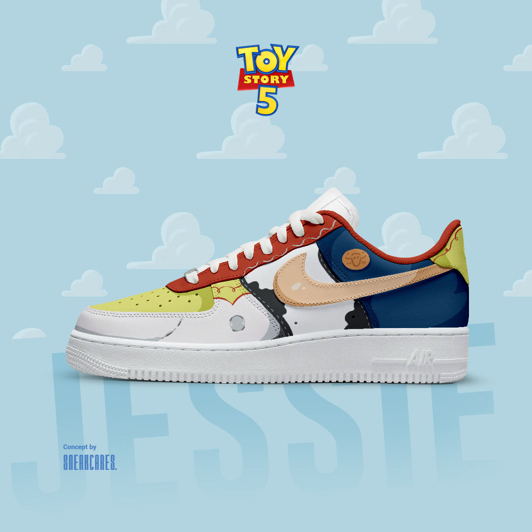 NIKE AIR FORCE JESSIE TOY STORY CUSTOM SNEAKERS