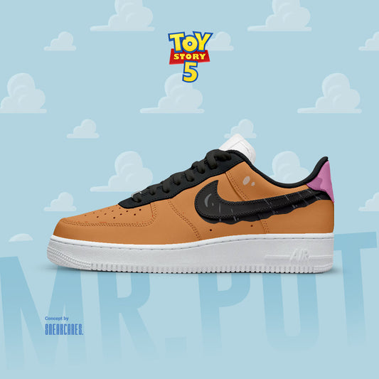 NIKE AIR FORCE POTATO HEAD TOY STORY CUSTOM SNEAKERS