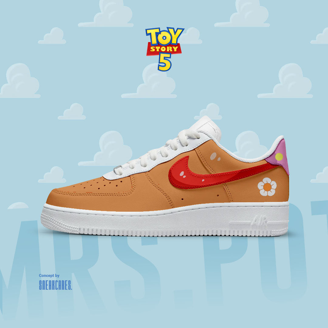 NIKE AIR FORCE POTATO HEAD TOY STORY CUSTOM SNEAKERS