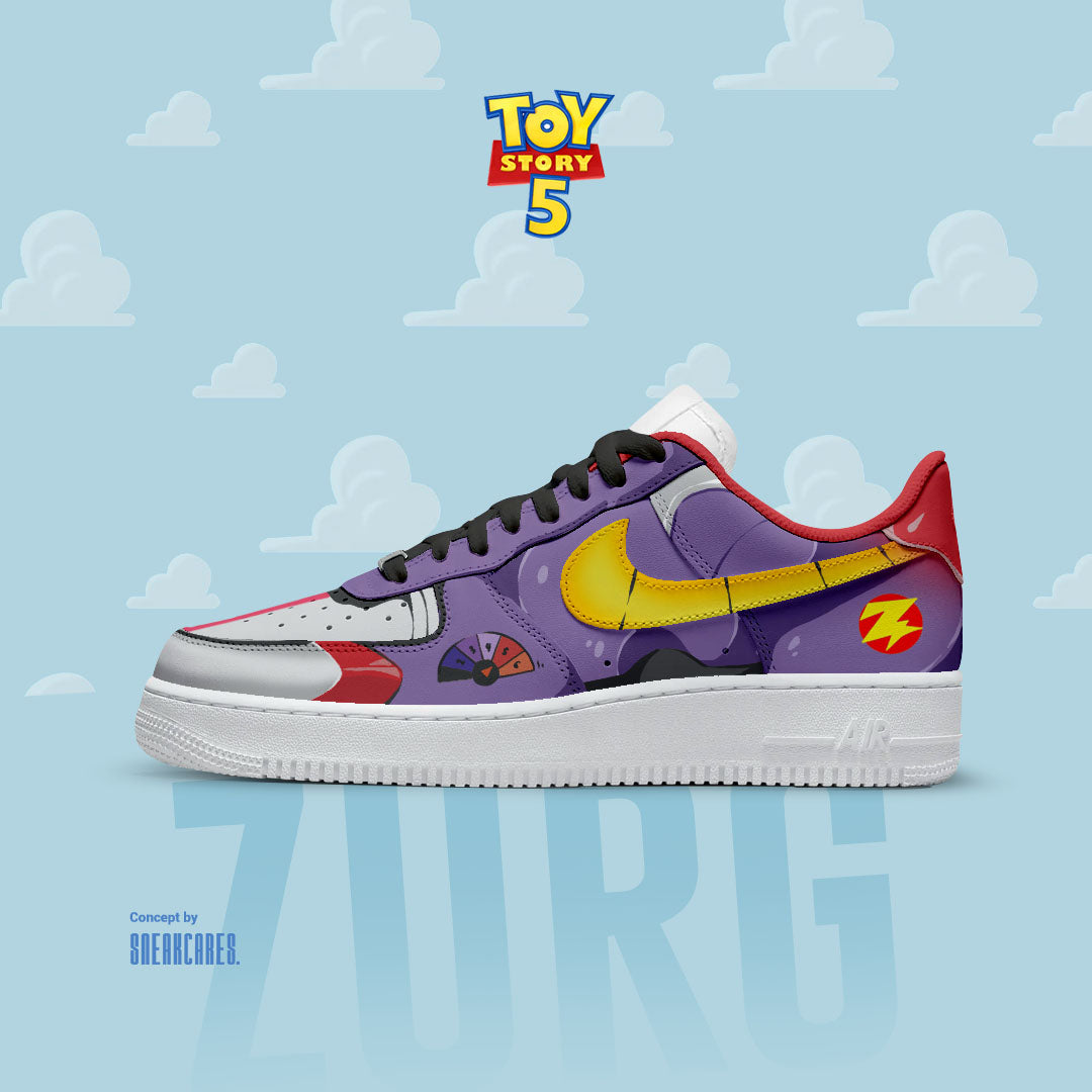 NIKE AIR FORCE ZURG TOY STORY CUSTOM SNEAKERS