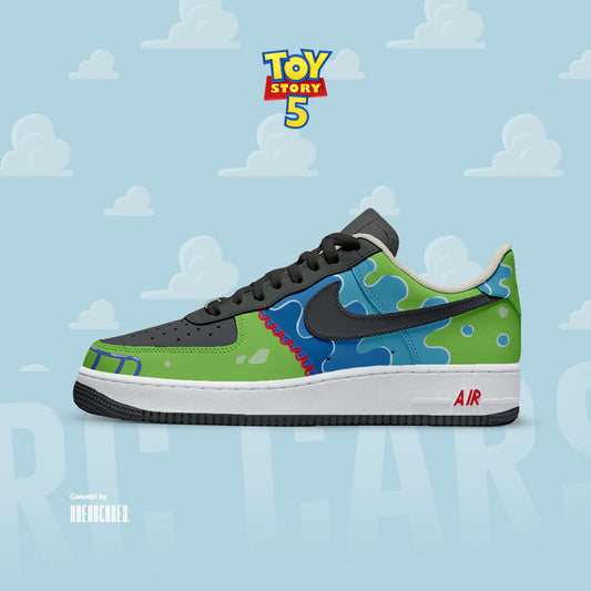 NIKE AIR FORCE RC CARS TOY STORY CUSTOM SNEAKERS