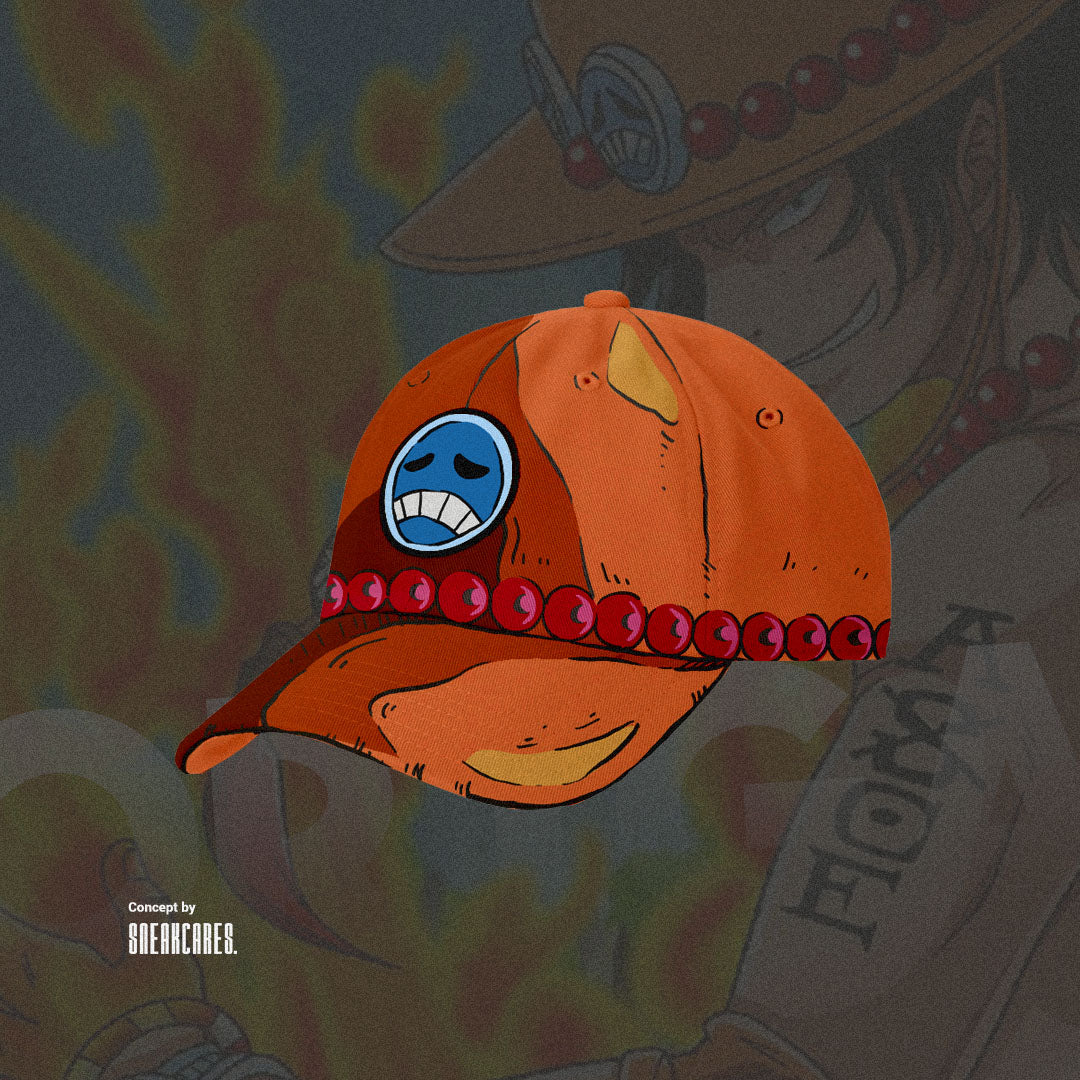 CUSTOM PAINT HAT PORTGAS D. ACE