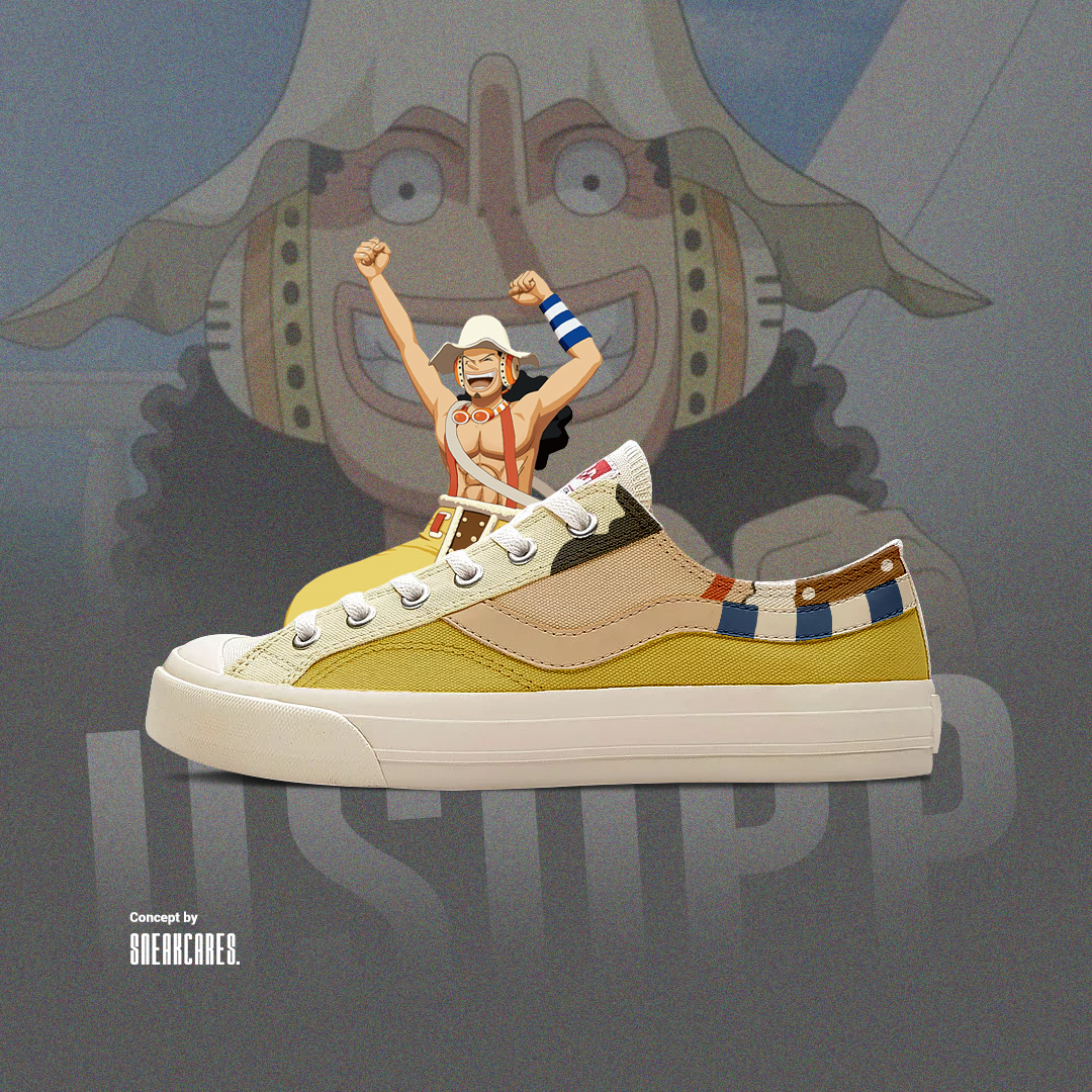 VENTELA PUBLIC CUSTOM USOPP ONE PIECE SNEAKERS - Sneakcares