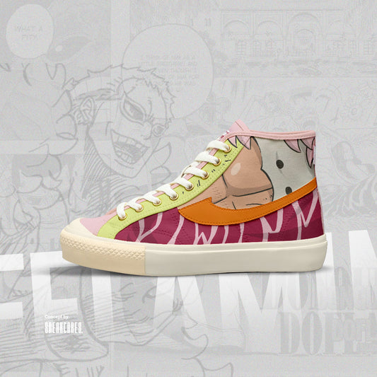 SNEAKERS COMPASS CUSTOM DOFLAMINGO ONE PIECE VILLAIN - Sneakcares